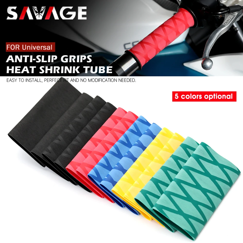 

Anti-slip Rubber Grip Glove Heat Shrink Handlebar Cover Universal Motorcycle Accessories Motocross Dirt Bike Electric Bicycle