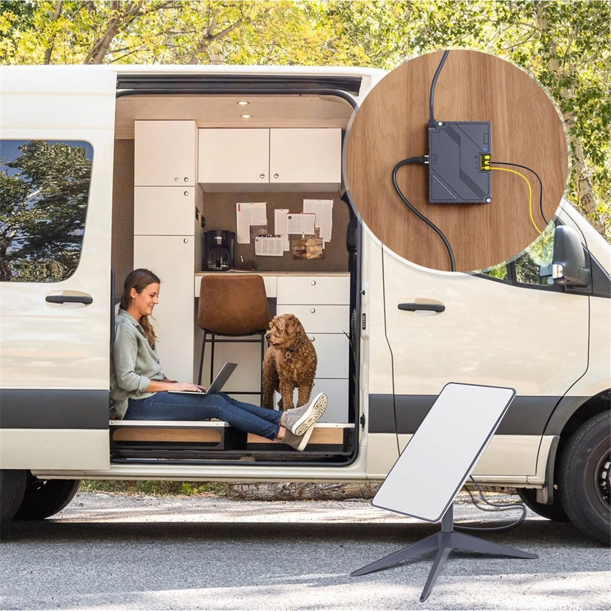 Повышающий Инжектор PoE 3-в-1 для Starlink V2 150 Вт с полной защитой активацией RVs Outdoor