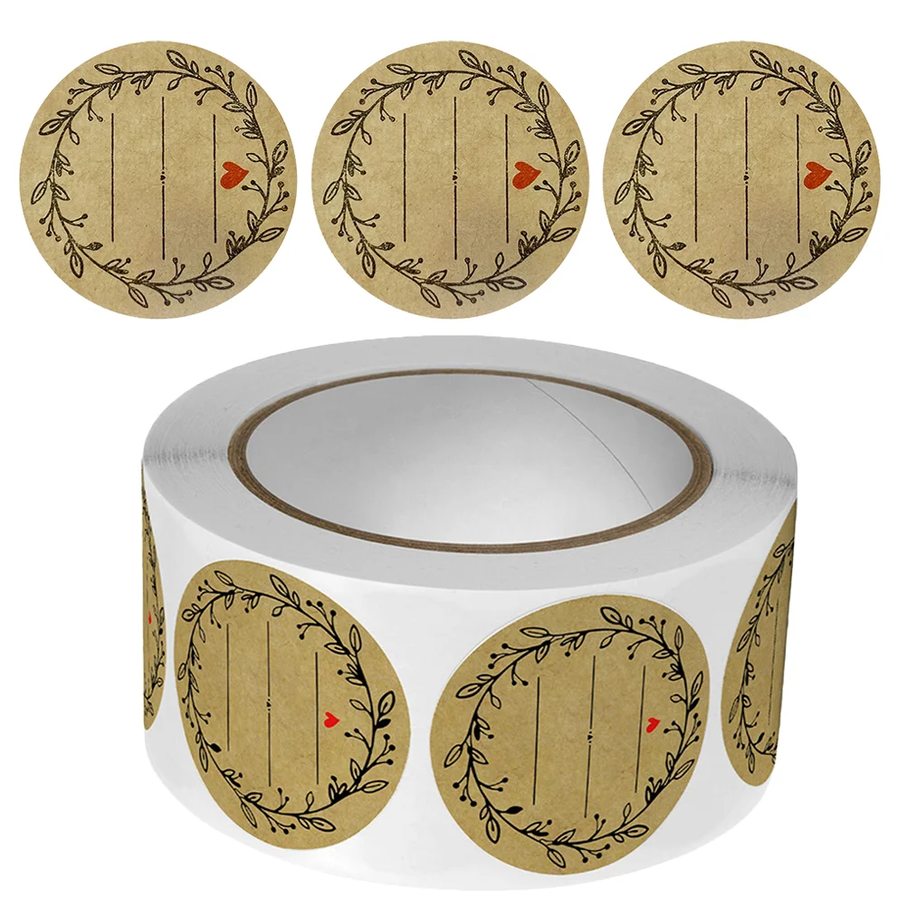 500 шт. наклейки новинка круглая уплотнительная этикетка упаковка для торта