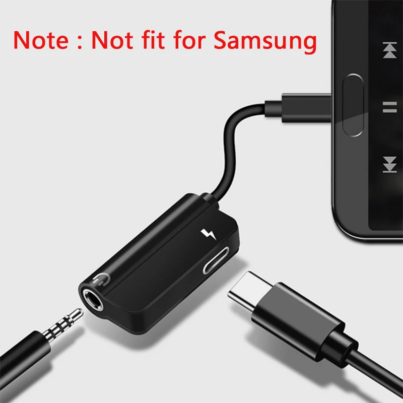 Адаптер USB C 2 в 1 адаптер для наушников типа на 3 5 аудиоадаптер c наушники с