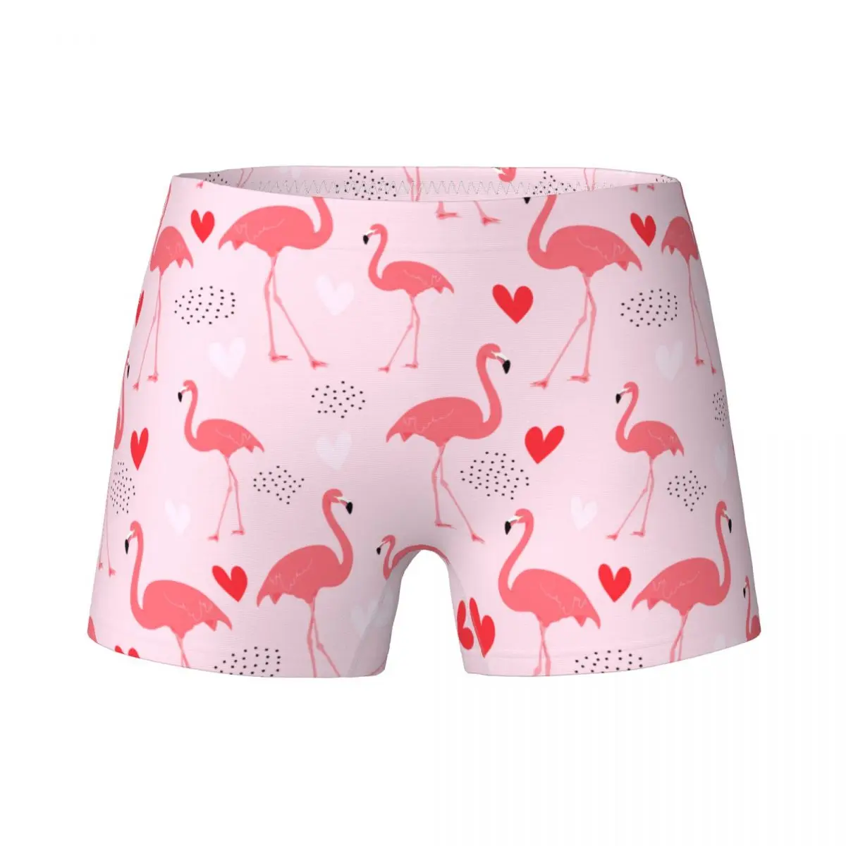 

Youth Girls' Flamingo Pattern Pink Boxers Child Cotton Cute Underwear Teenagers Underpants Shorts For 4-15Y