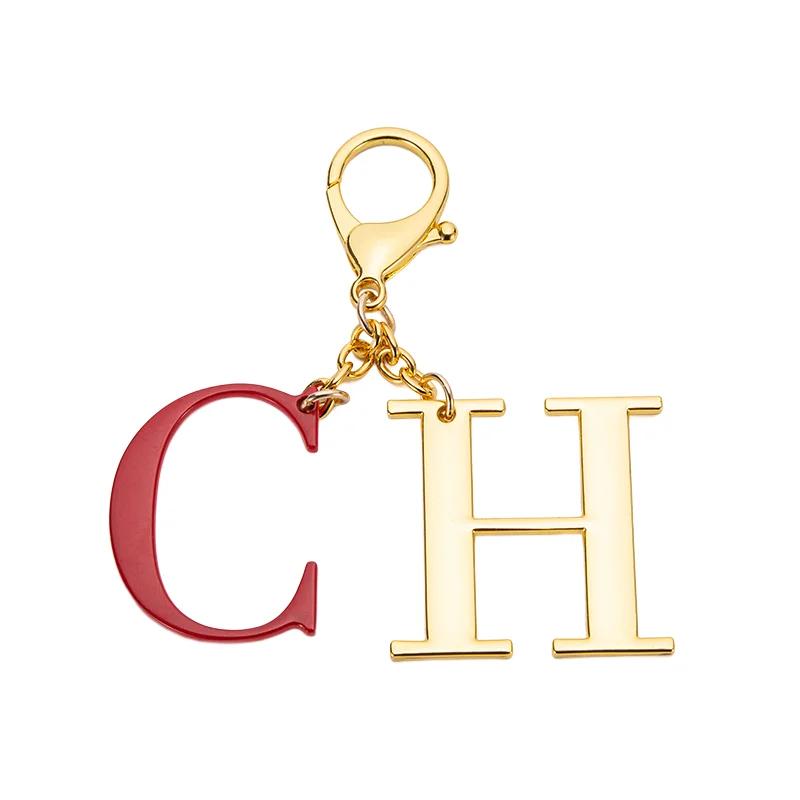 Fashion Key Chain Jewelry Chain Handbag Trailer Key Chain Bag Pendant Key Chain Gift Creative Kit Charm Accessories Red Silver