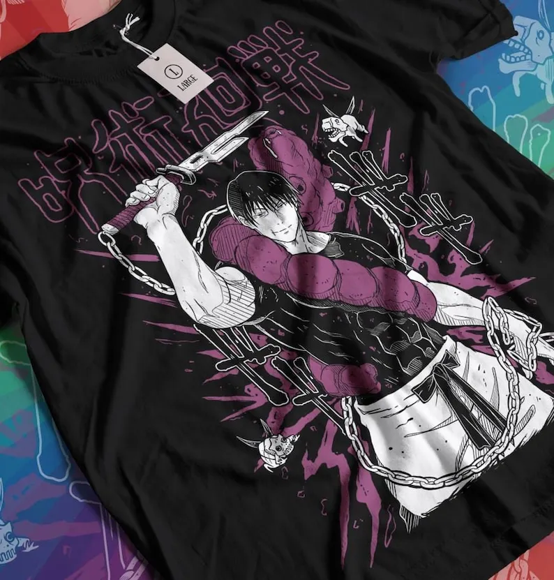 Классическая футболка унисекс с аниме Рубашка Аниме Манга
