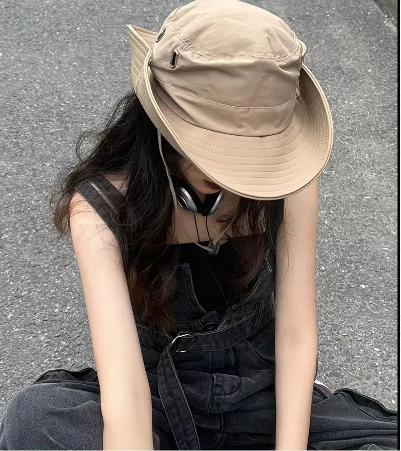 Ковбойская шляпа в западном стиле рыбака женская от солнца для скалолазания