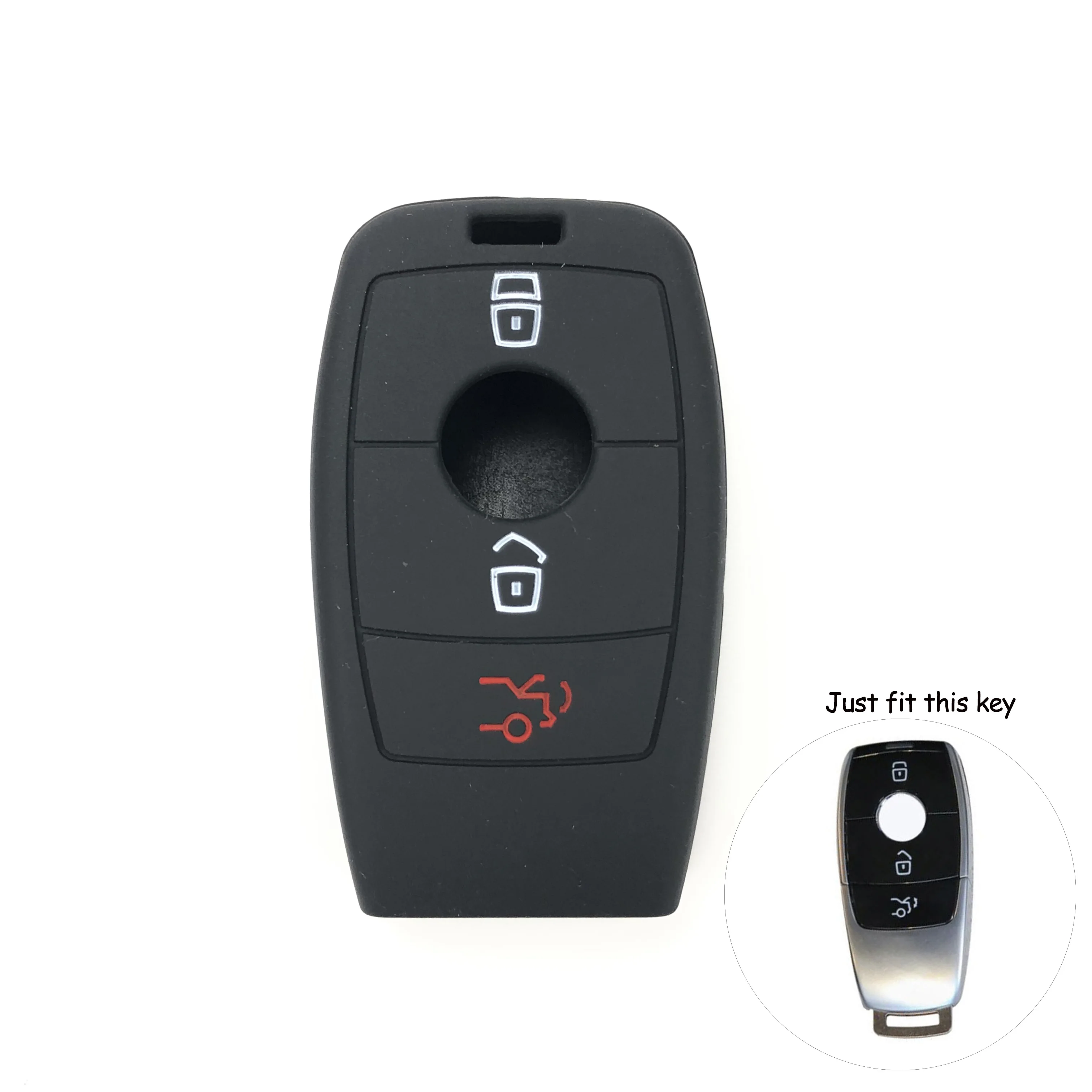 Силиконовый чехол для автомобильного ключа, защитный чехол для Mercedes Benz A C E S G GLS Class W177 W205 W213 W222 G63 X167 Maybach