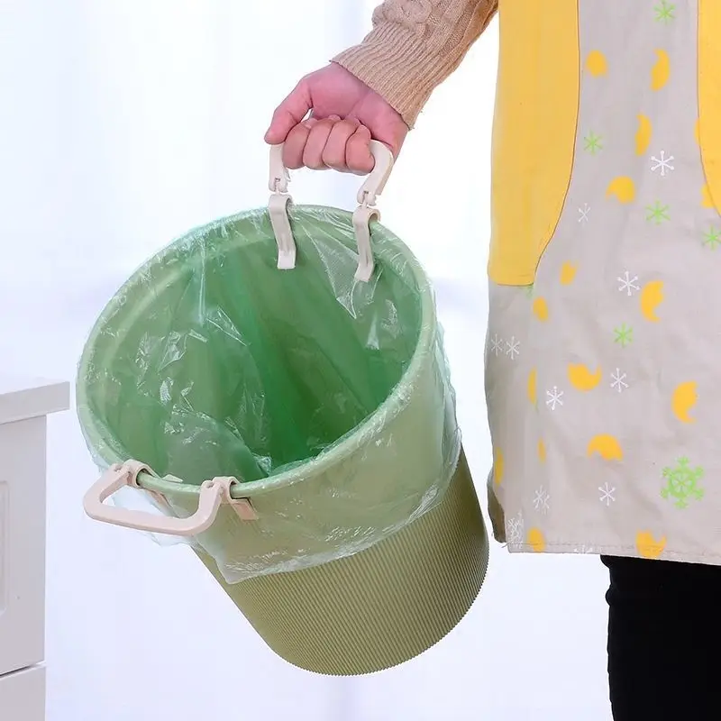 

1PCS Creative non-slip plastic garbage bag holder clip trash bin separator household separator side clip household items