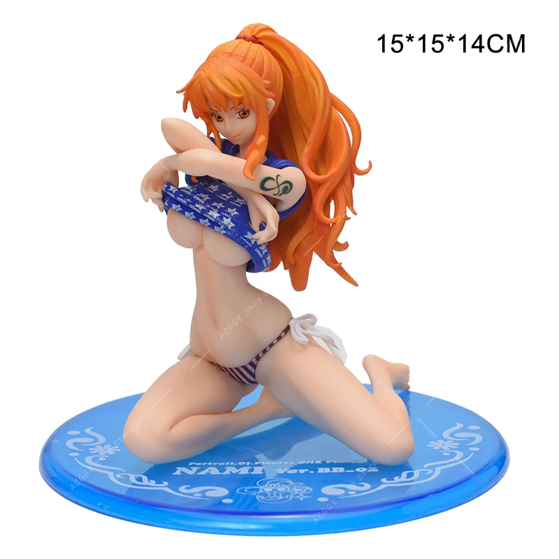 

Фигурки героев аниме One Piece Sexy Nami, купальник GK, 5,7 дюйма, ПВХ Модель, украшение, коллекция, подарок для детей аниме фигурки, Новинка