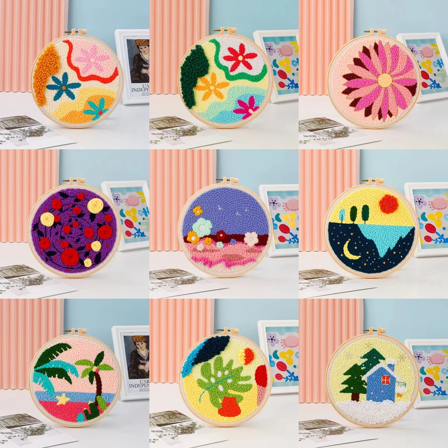 2022 Новое поступление красочный цветок Мандала домашняя школа картина искусство