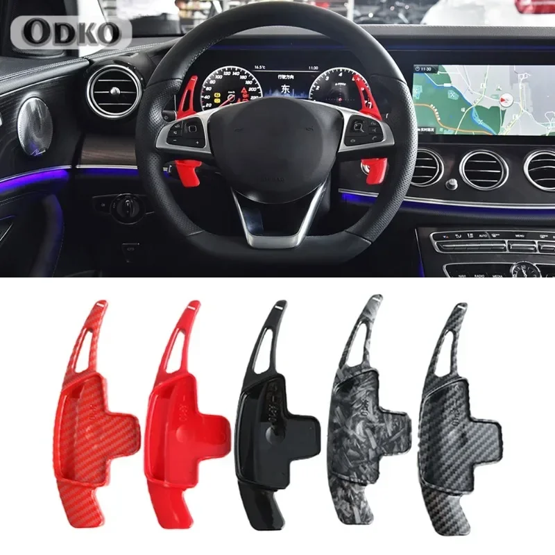Фото Для Mercedes-Benz A, B, C, E, S-класса, CLA, CLS, SLC, GLE, GLB: Накладки на руль для переключения передач, полуавтоматическое сцепление №3