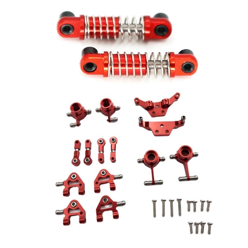K969 K989 K999 P929 4wd Short Course Drift Red & 1 Set Metal Upgraded Pa