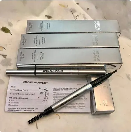 0.16g Double-headed Brown Eyebrow Pencil Eyebrow Brush