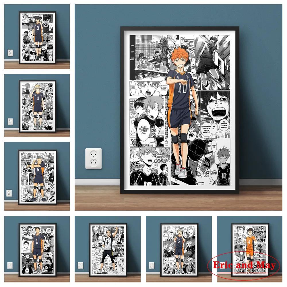 

Japan Anime Haikyuu Poster Cartoon Manga Canvas Painting Wall Art Home Decor Pictures Living Kids Room Decoration