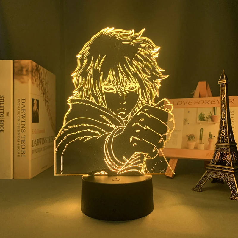 

Vinland Saga Thorfinn 3d Led Lamp For Bedroom Manga Night Lights Anime Action Figure Room Decor Cute Children's Gift Luces