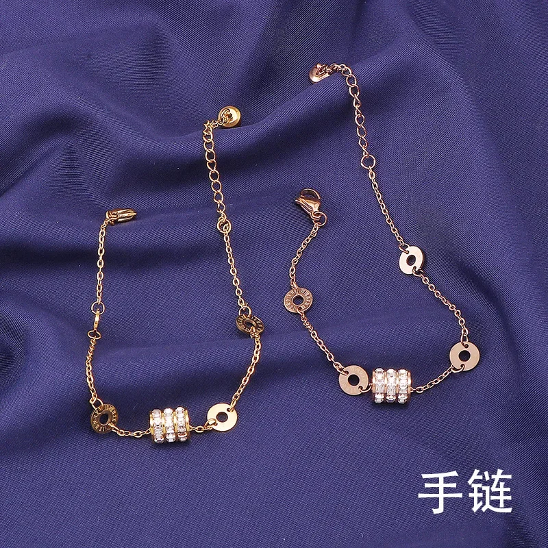 Женский браслет из 18-каратного розового золота популярные ювелирные изделия