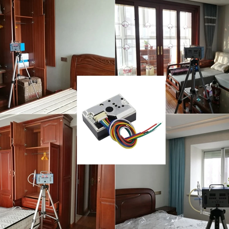 

Датчик частиц дыма H4GA с кабелем PM2.5 Датчик для датчика пыли GP2Y1014AU