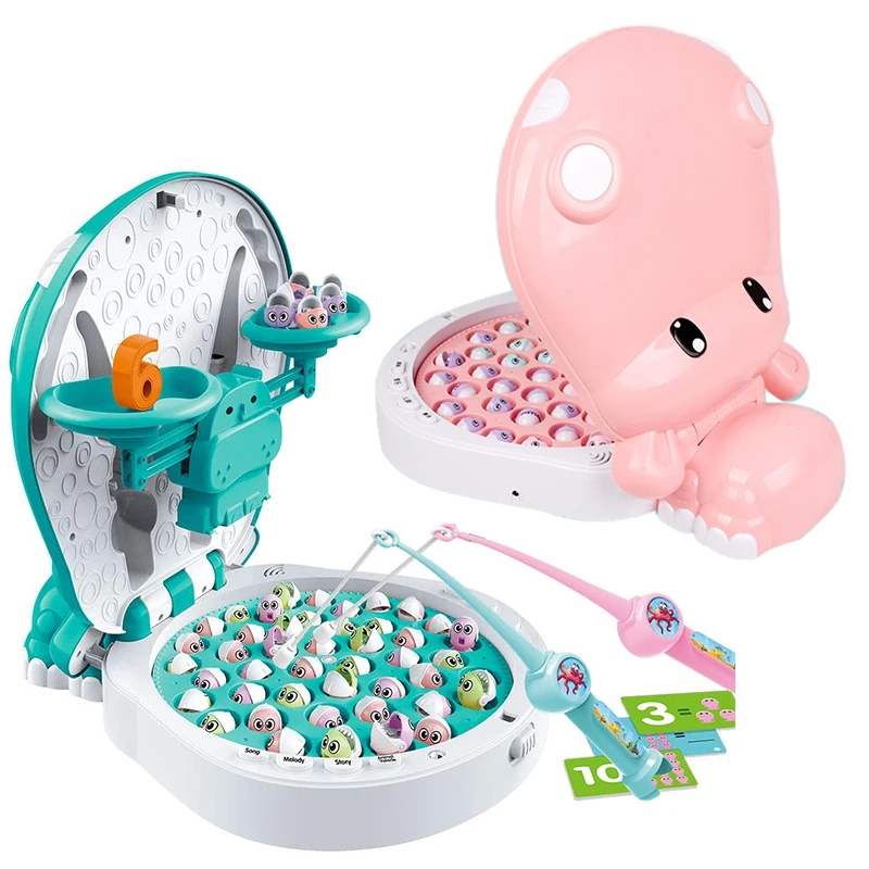 

Многофункциональная игрушка для малышей, рыбалки, весы, игрушка с музыкальными историями, автомобиль, образовательные детские игрушки с по...