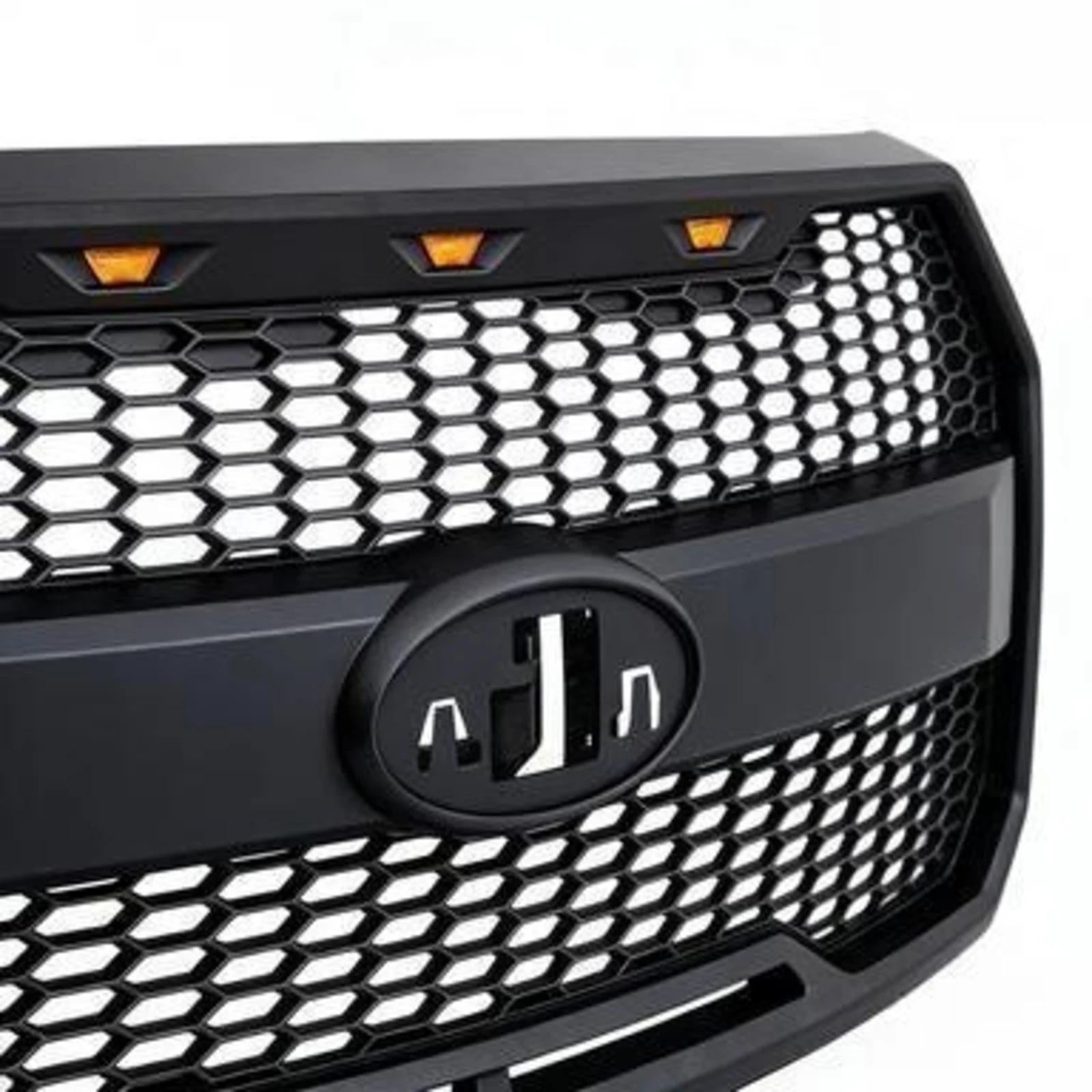 Фото Решетка радиатора для Ford F150 Raptor 2009-2014 годов выпуска с кронштейном для эмблемы, артикул OE 9L3Z-8200-BPTM №3