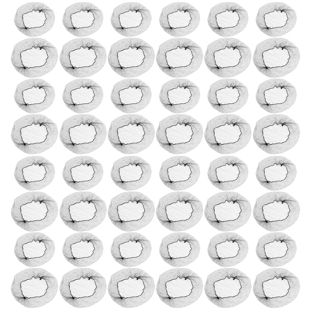 100 шт. сетка для волос балерина эластичная нейлоновая булочка банковского