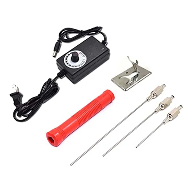 

Hot Wire Foam Cutter Knife Electric Styrofoam Cutter Tool Set Adjustable Voltage Regulator for Carving Cutting US Plug