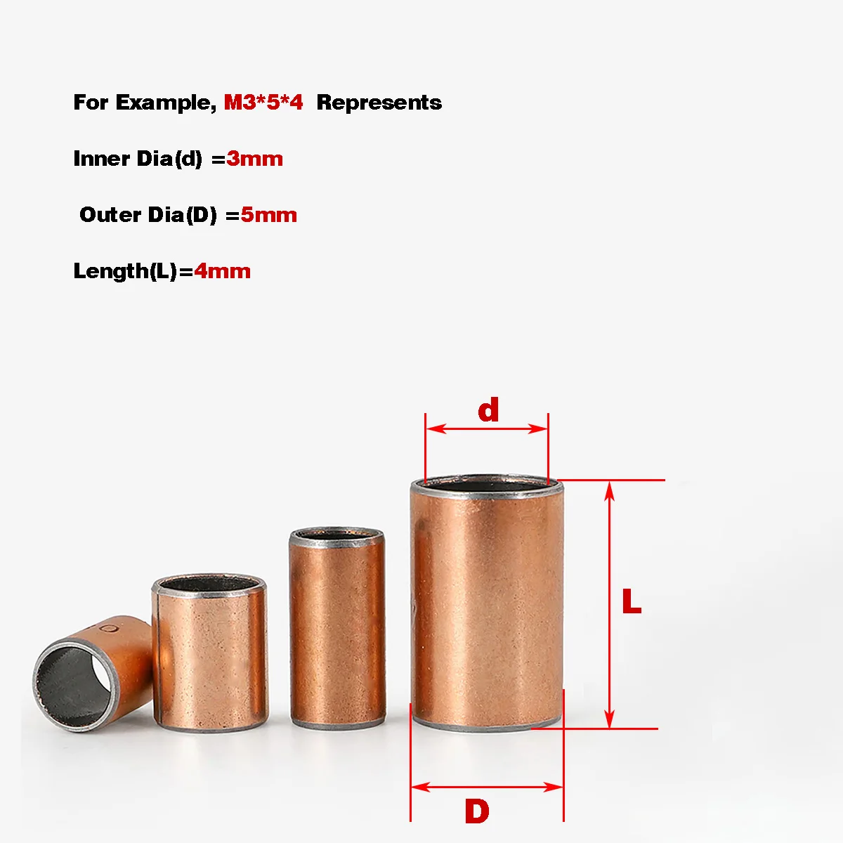

Медные втулки подшипников SF-1 3-45 мм