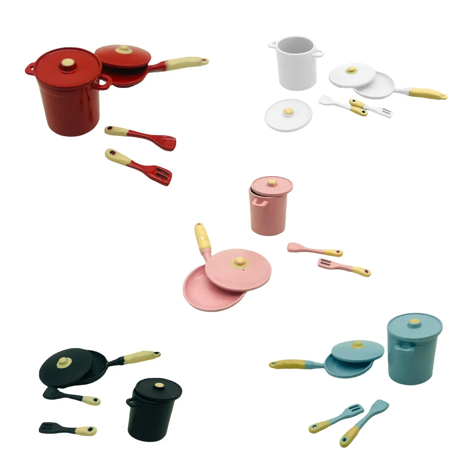 

1:12 Scale Dollhouse Cookware for Unisex Children 5 6 Birthday Gifts