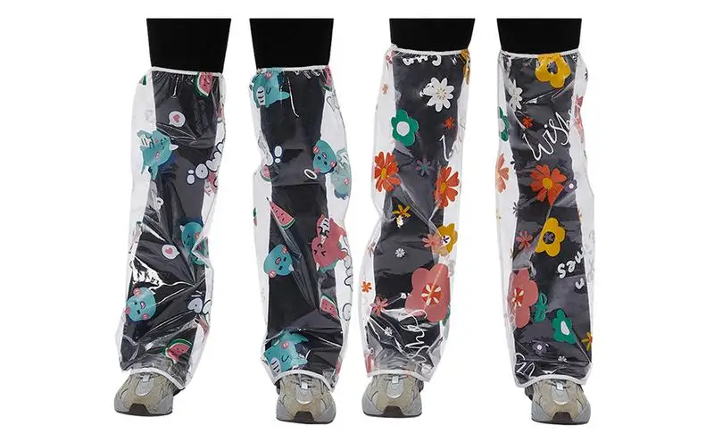 

Waterproof leg protector Boot Cover For Rainy High-Top Rain Shoe Cover Reusable Thick Waterproof Boot Covers For Men Women