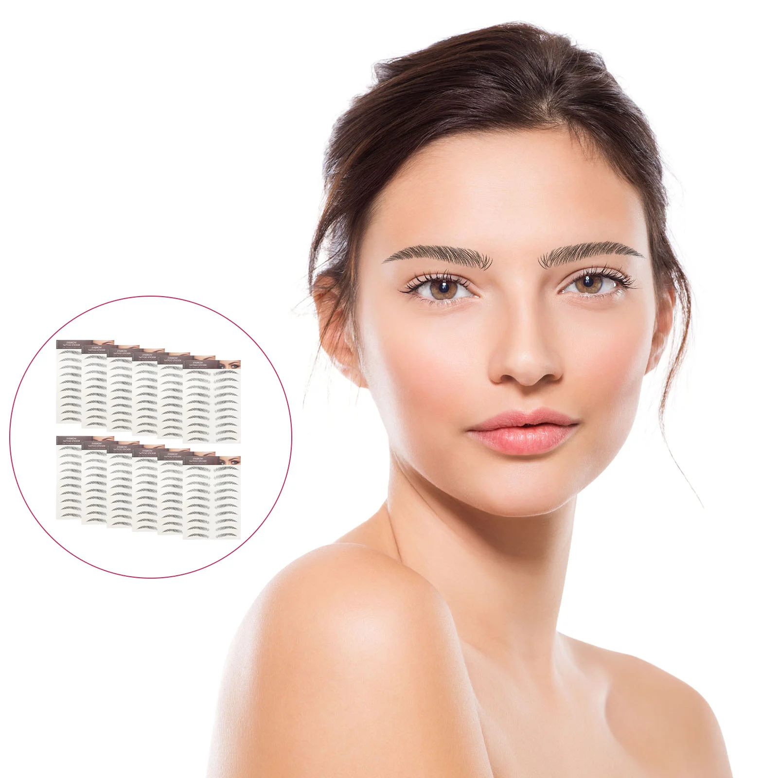 

Eyebrow Stickers Tattoossticker Brow Imitation Waterproof Temporary Fake Ecological Bionic Transferhair Transfers Makeup
