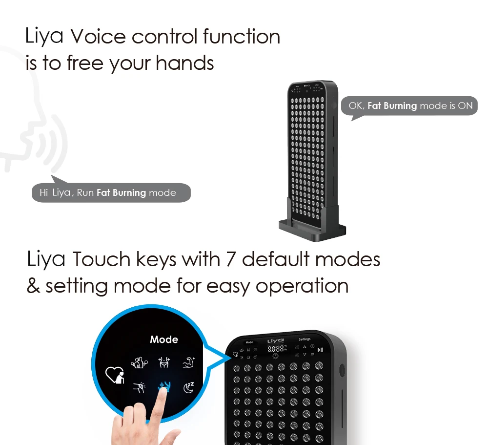 BIOMOL H760 Голосовое управление и сенсорный ключ 660 нм 850 Красный инфракрасный