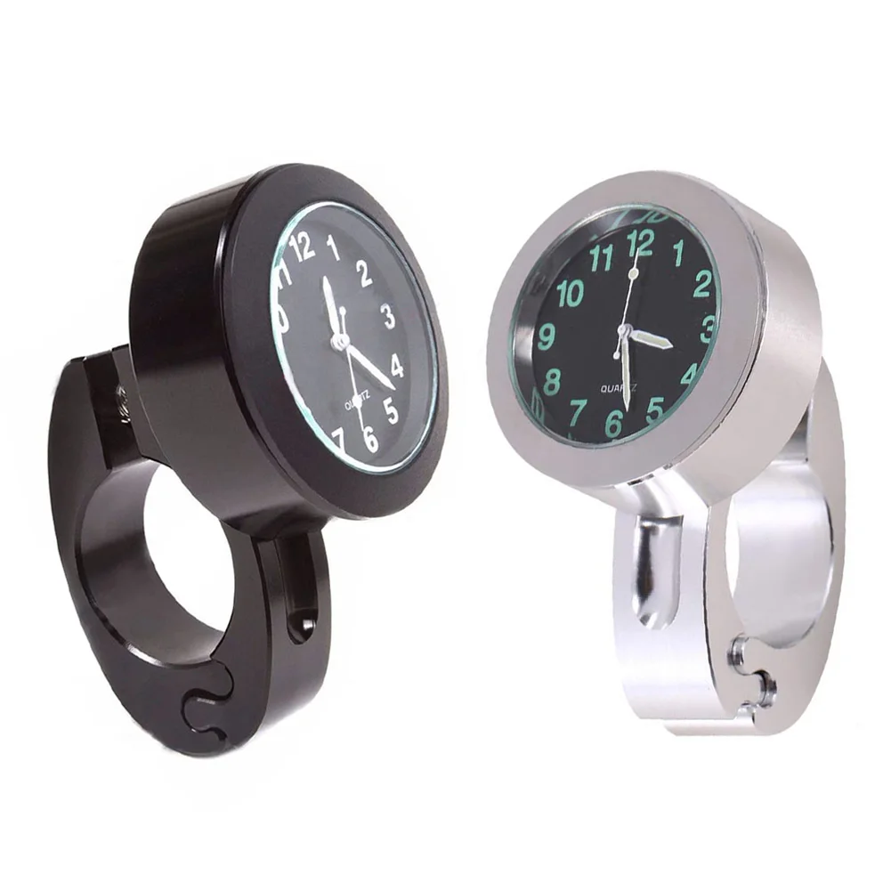 

Durable Stainless Steel Refit Waterproof Shockproof Buckle Motorcycle and Car Boat Bike Handlebar Mount Clock Watch