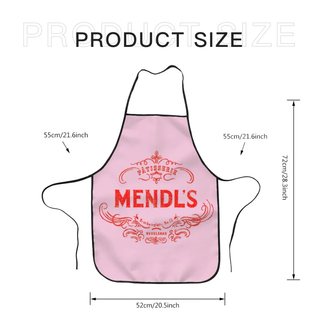 Модный дизайн фартук для выпечки Mendl, логотип магазина для женщин, подарок, композитная ткань, чистящая передняя часть, домашние аксессуары для готовки (art.: 3920c73cd62ff) - 3920c73cd62ff