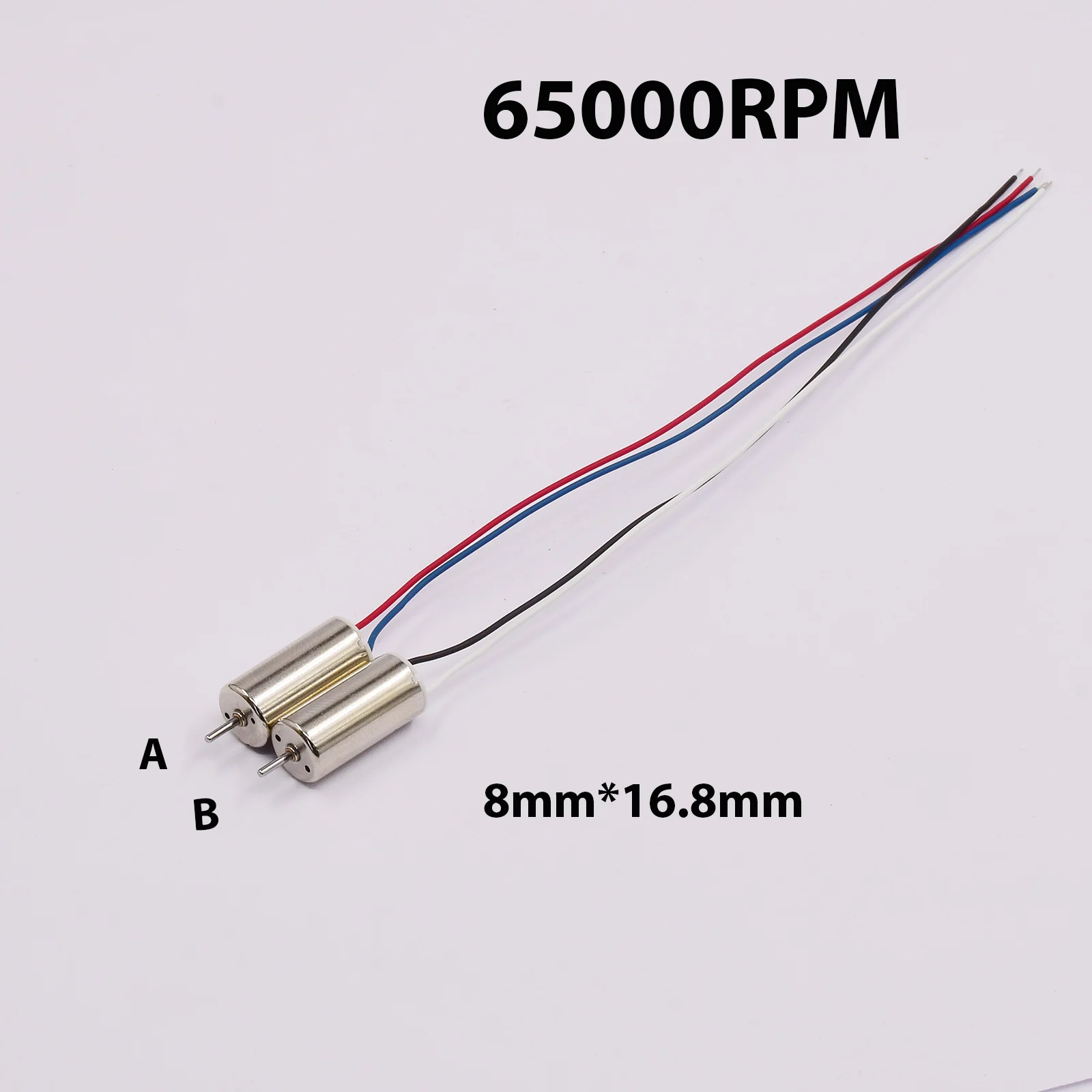 

Мини-двигатель 816 8мм*16мм 3,7В 65000 об/мин для RC дрона