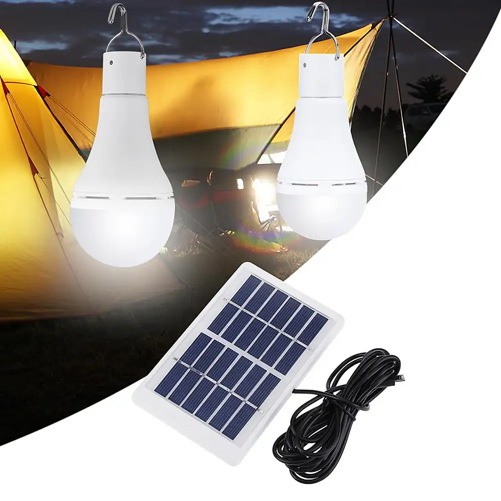 

Portable LED Solar Powered Camping Light for Camping Hiking