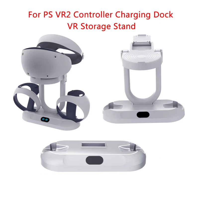 

Dual Controller Charging Dock for PS VR2 Glasses Console Storage Stand for PS5 VR2 Game Handle Charge Base Accessory