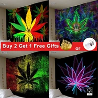 3d print maple leaf tapestry dreamy style multicolor tapestries wall bedroom dining room decoration aesthetics home decor