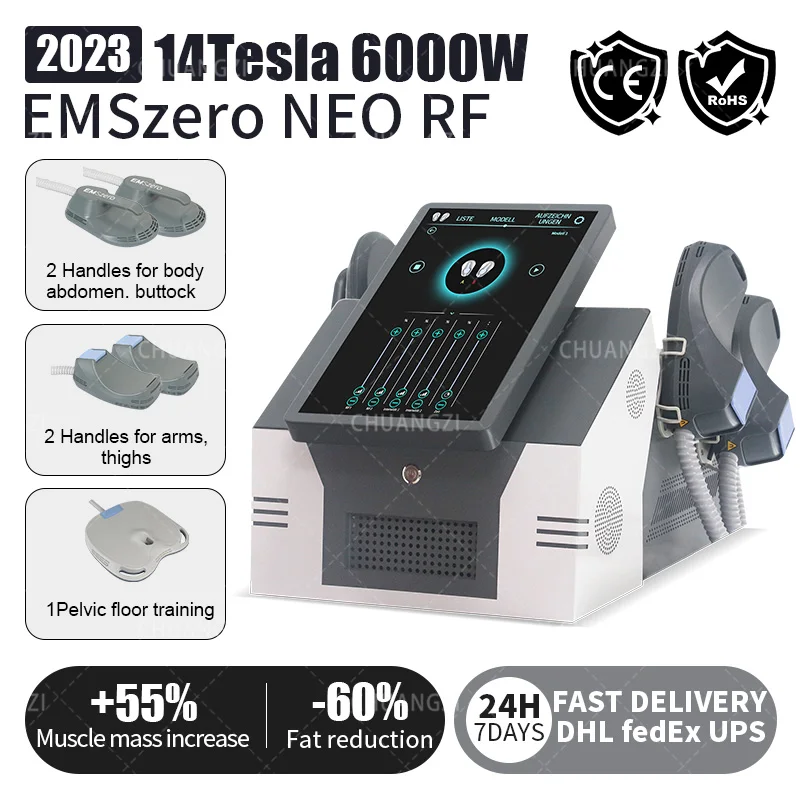 

Emszero NEO Sculpt Machine 14 Tesla EMSlim Hiemt, электромагнитное удаление жира, подтяжка ягодиц, тазовый пол, стимулятор