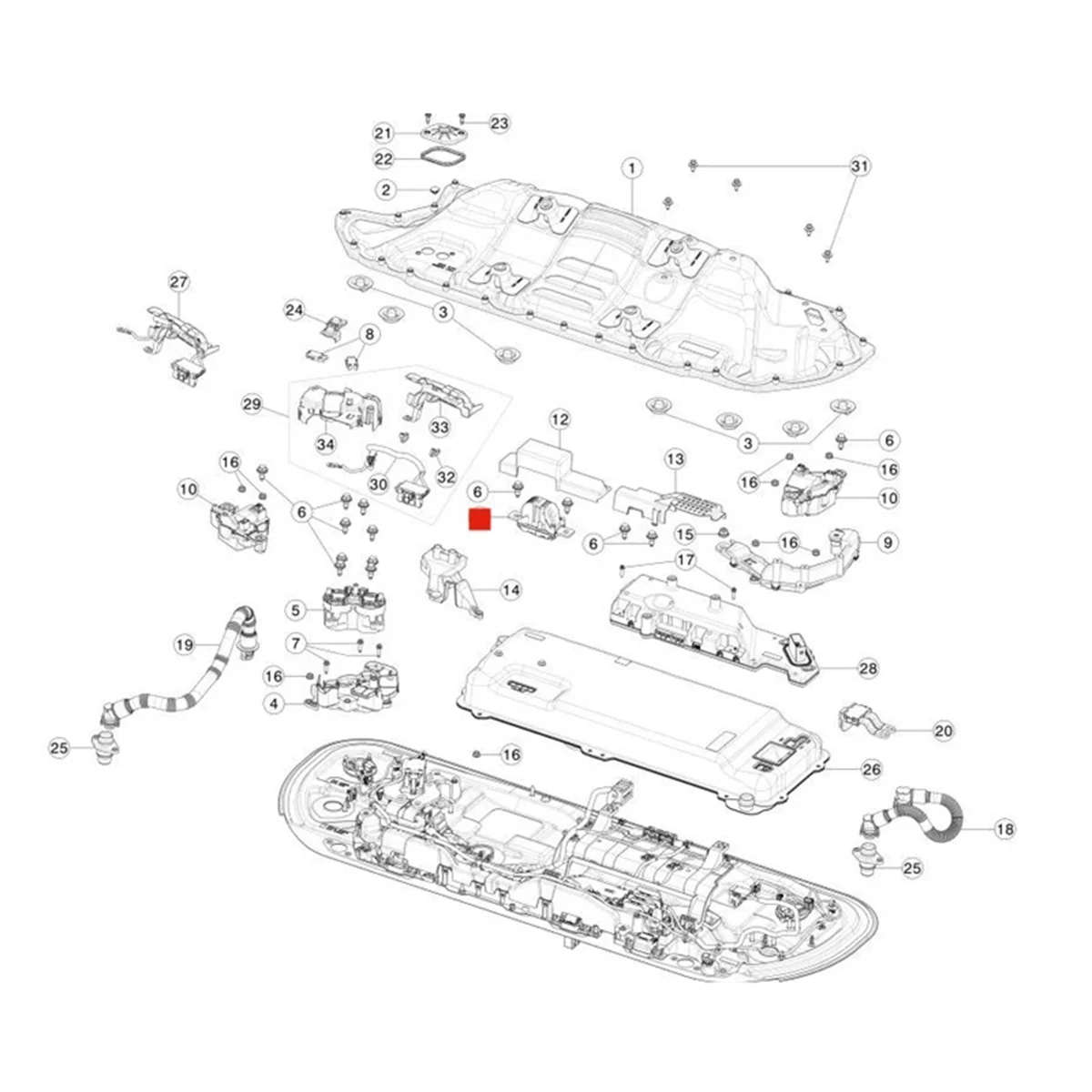 1 шт. 1064689-00-J отключение аккумулятора Pyro предохранитель для Tesla Model 3 Y 2016-2023 защита