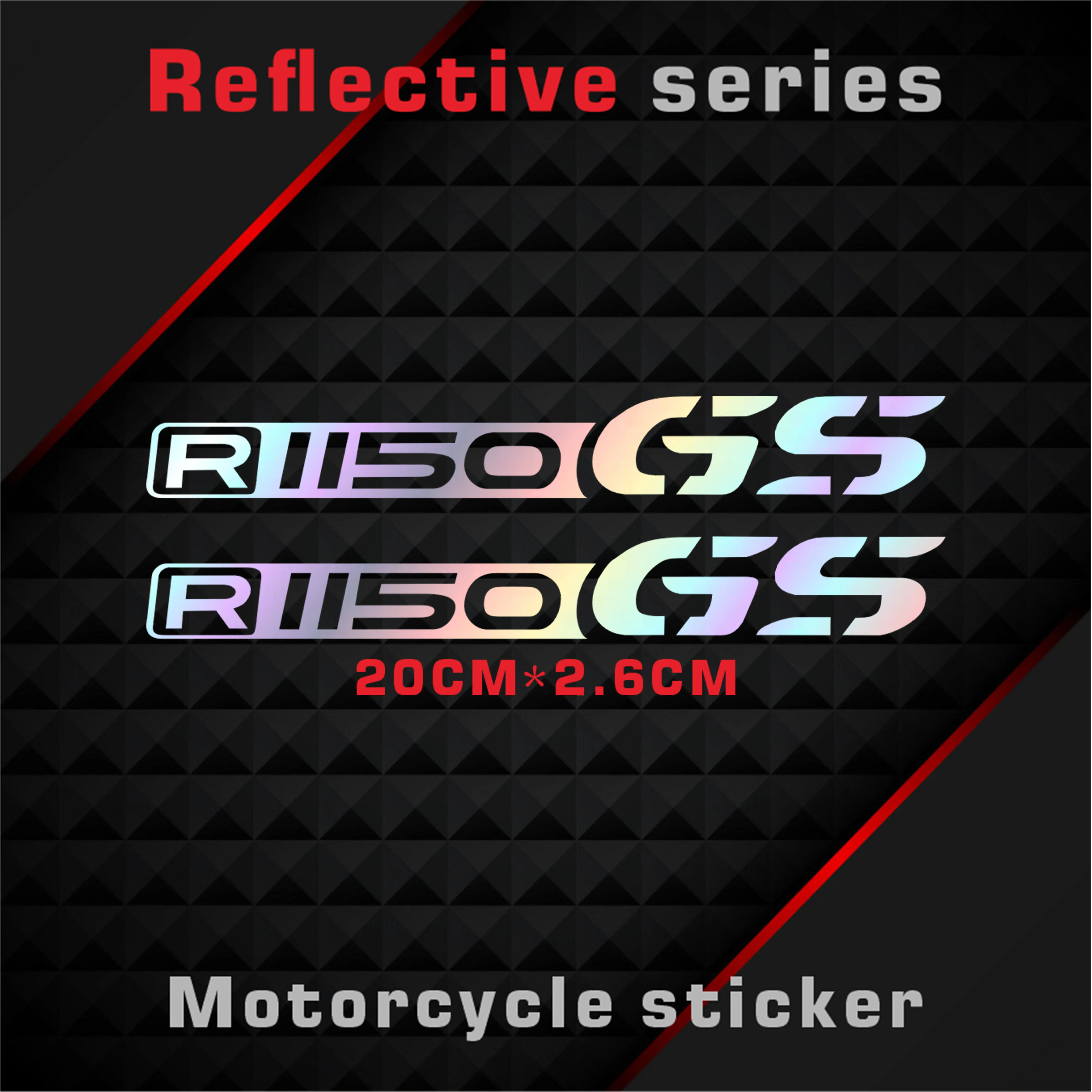

New Motorcycle Stickers Body Reflective Waterproof Body fuel tank logo sticker Kit For BMW R1150GS