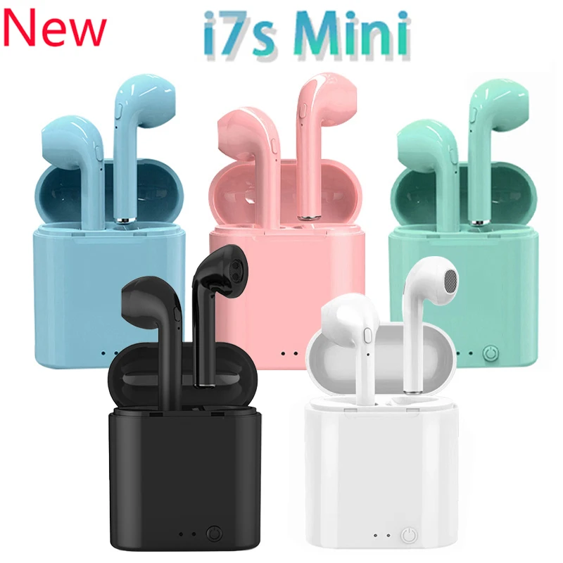 

2023 New i7s Mini TWS Wireless Bluetooth Earphone Sport Music earbuds with charging Box For Xiaomi Huawei IOS PK Pro6 Y50 Y30 V8