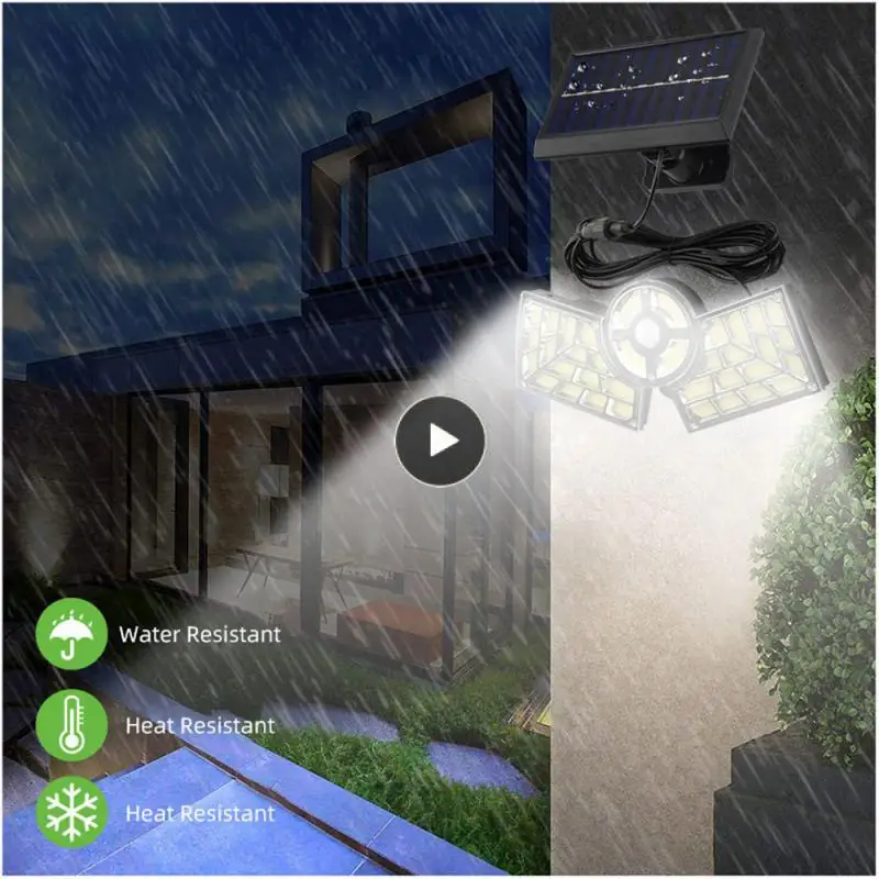 

Перезаряжаемая настенная лампа на солнечной батарее, водонепроницаемый фонарь на солнечной батарее для сада, патио, компактное светодиодное освещение Ip65