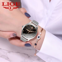 lige 2022 fashion smartwatch ladies ip68 waterproof heart rate blood pressure lover watch woman smart watch for android iosgift