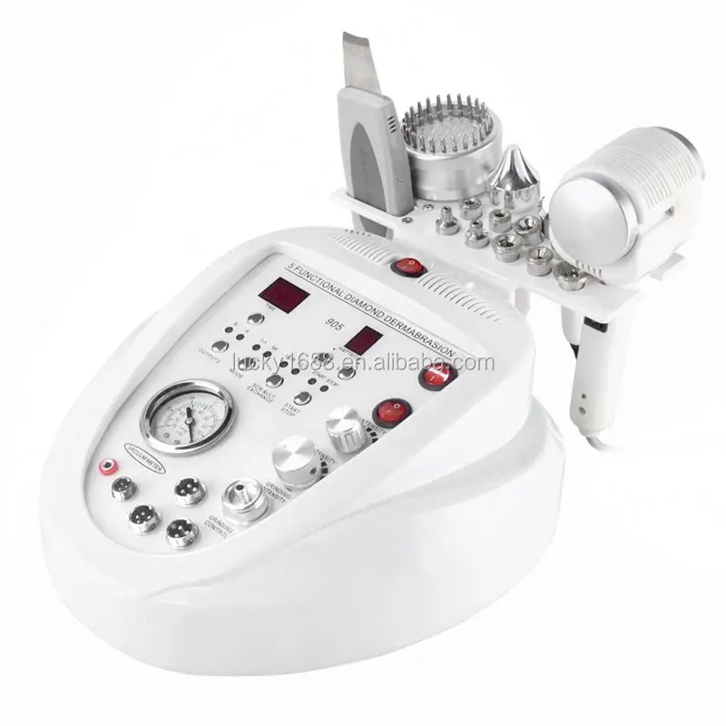

5 in 1 Peeling Equipment Skin Scrubber Ultrasonic Diamond Microdermabrasion Beauty Machine