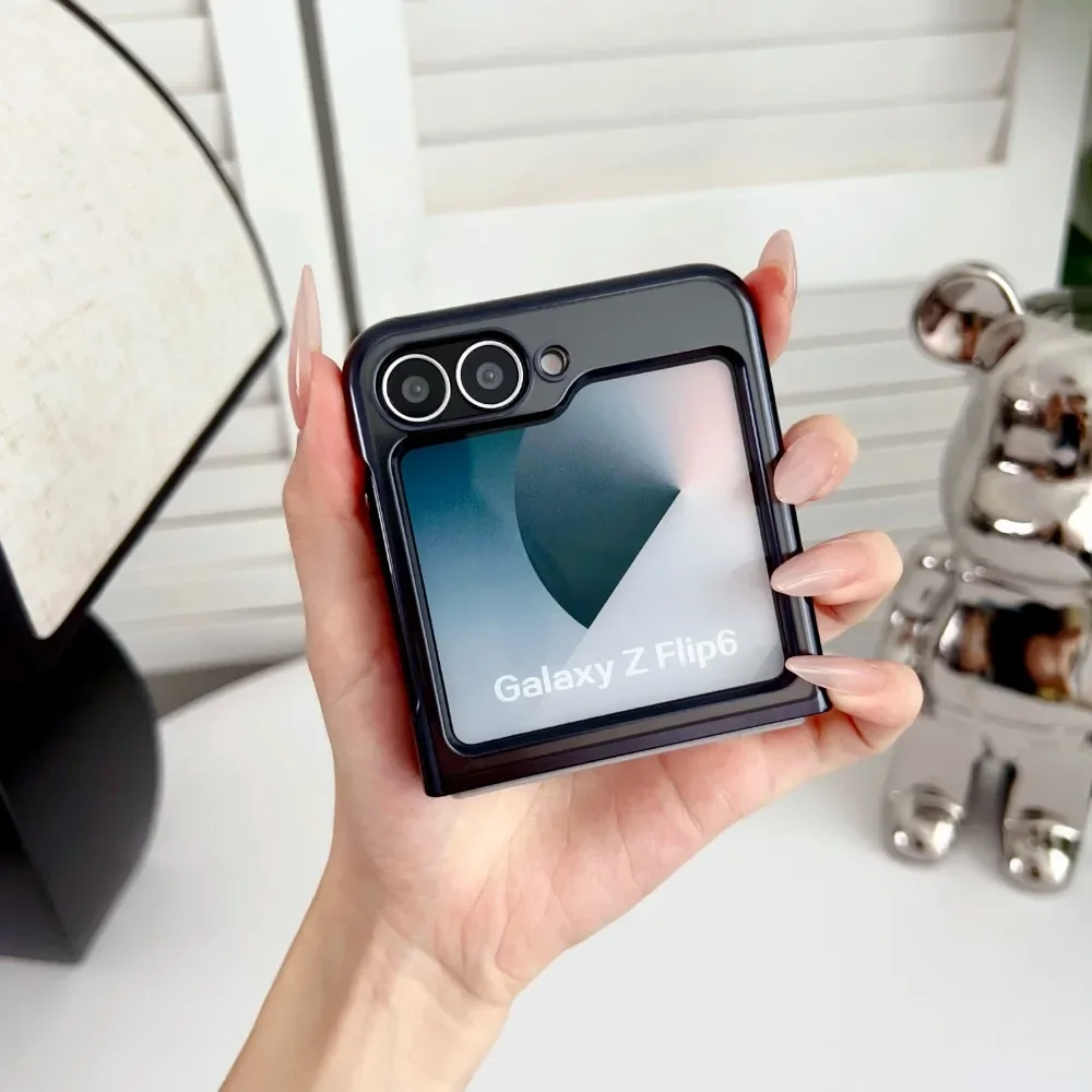 Чехол для телефона с гироскопом и подставкой Samsung Galaxy Z Flip 6 5 4 Flip4 Flip5 Flip6 5G жестким