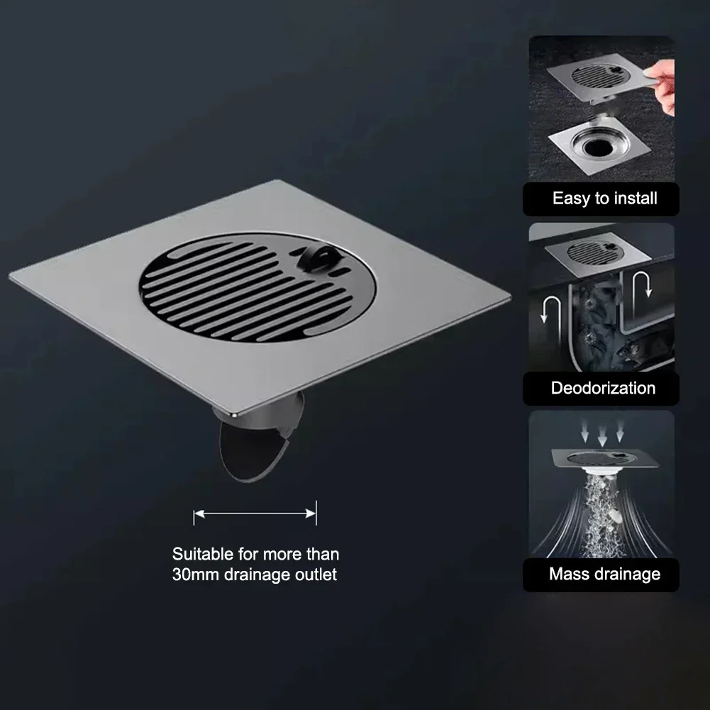 Магнитный самозакрывающийся дезодорант из нержавеющей стали с защитой от