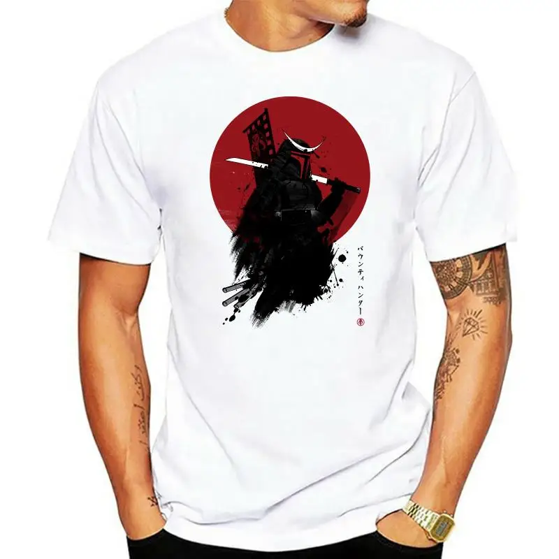 

Мужская футболка с коротким рукавом с принтом мандалор Самурай