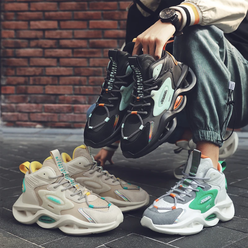 Дышащие мужские беговые кроссовки высокая эластичность воздушная подушка