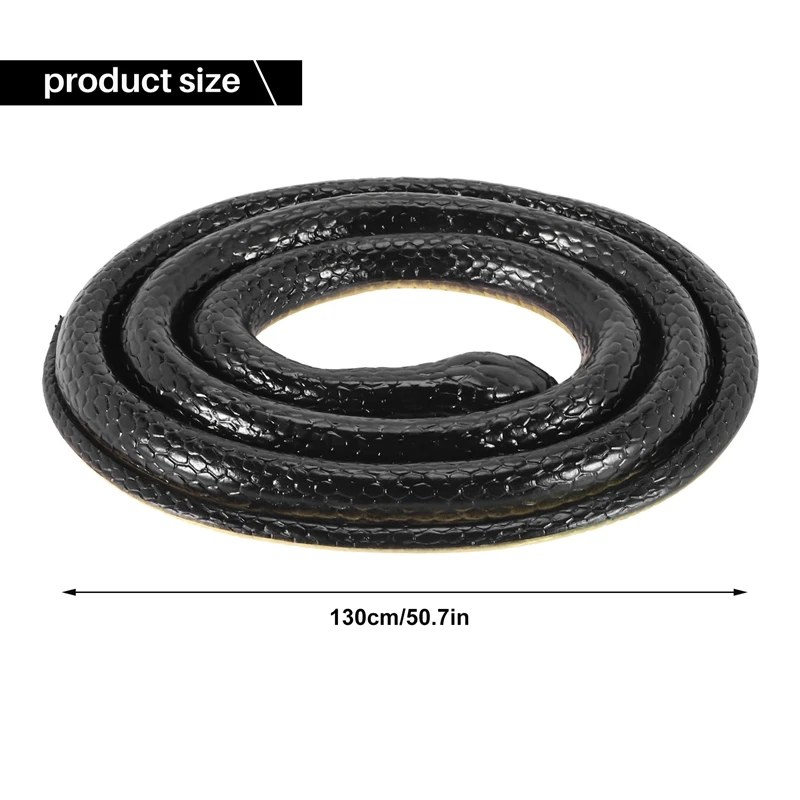 Реалистичные резиновые игрушки 1 3 м поддельные змеи реквизит для сафари шутка на