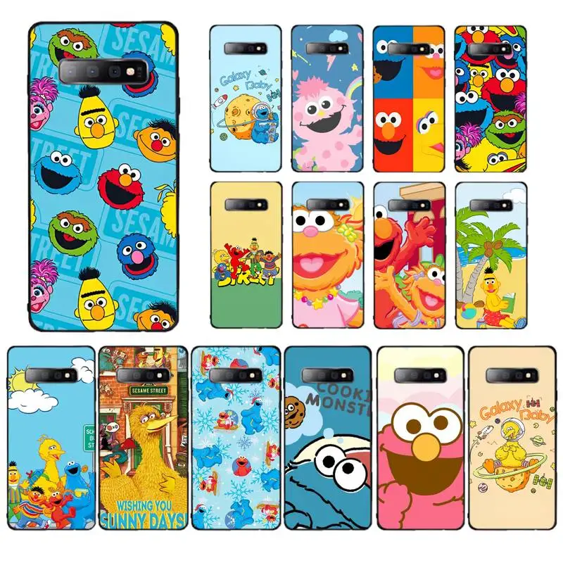 

MaiYaCa Sesame Street Phone Case for Samsung S10 21 20 9 8 plus lite S20 UlTRA 7edge