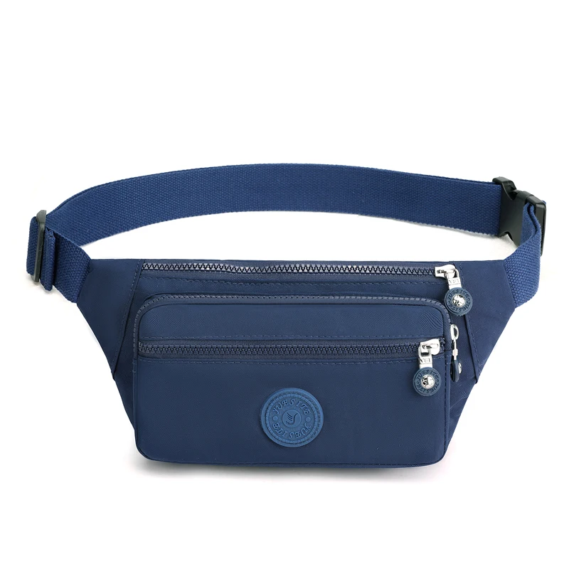 Vento Marea Travel Waist Pack Women 2022 New Black Nylon Shoulder Bag Belt Chest Handbag Large Capacity Female Phone Sport Purse