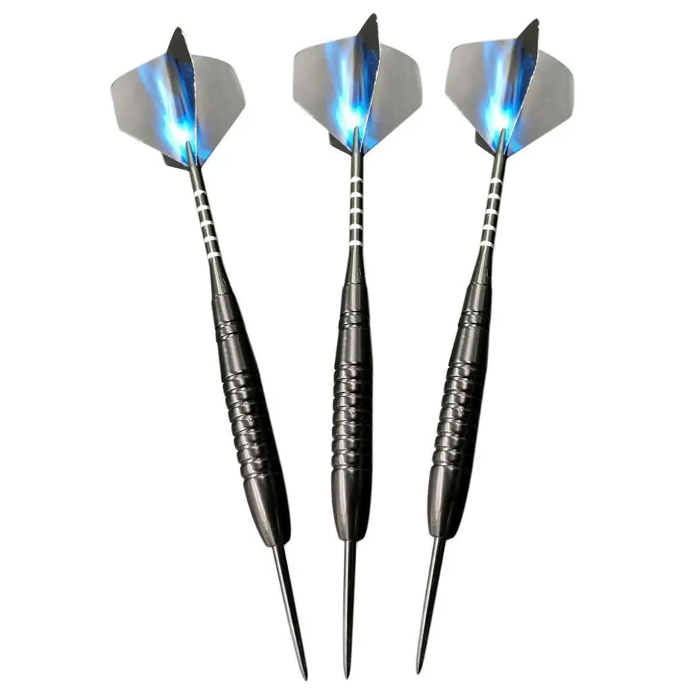 

3Pcs/Set Outdoor Professional Tungsten Steel Needle Tip Darts 3 Dart Dart Flights Entertainment Blue