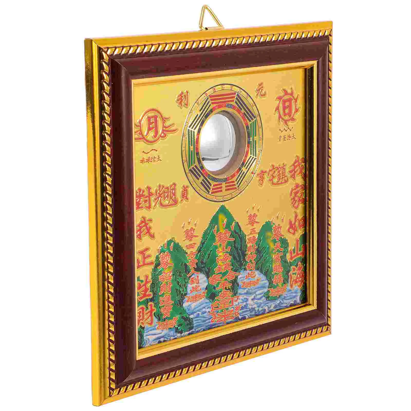 Подарок на новоселье Shan Hai Town украшения золотой декор китайское зеркало Багуа
